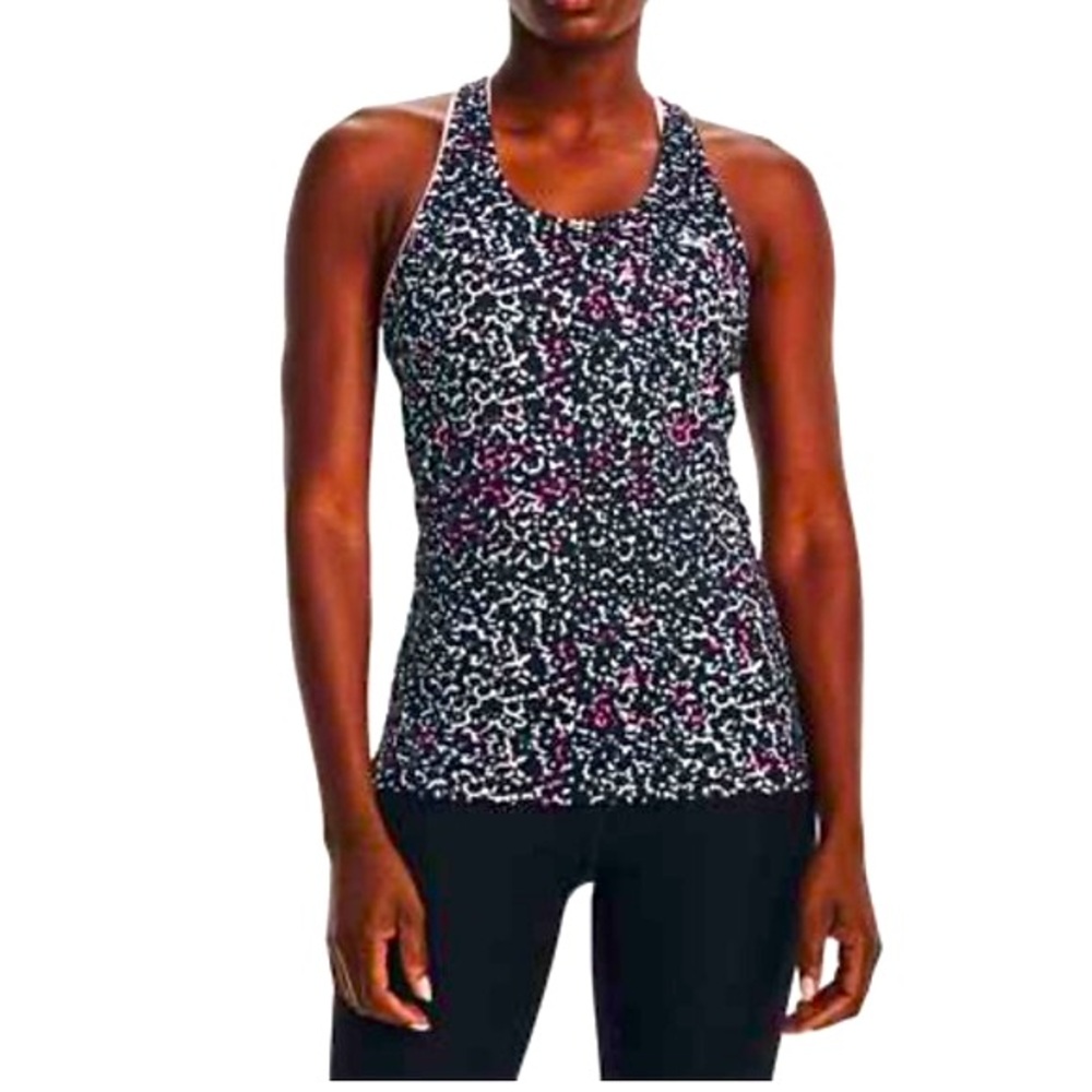 NEW Under Armour Women’s Heat Gear Racer Print Tank Top